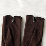 ヴィヴィアン ウエストウッド オーブ レザー口 グローブ 手袋 ブラウン レディース