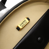 ロエベ アナグラム レザー ハンドバッグ ブラック