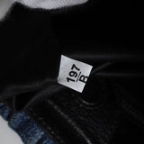 ミュウミュウ マテラッセ デニム / レザー 2way ハンドバッグ ショルダーバッグ ブルー / ブラック