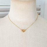 ジバンシィ ヴィンテージ Gロゴ ネックレス GP ゴールド