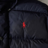ポロ ラルフローレン ポニーロゴ ダウンジャケット ネイビー