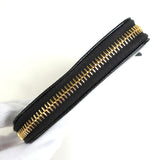 プラダ ロゴ サフィアーノ レザー コインケース ブラック