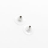 シャネル ココマーク ラインストーン ピアス シルバー レディース