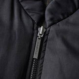 イヴ サンローラン ヴィンテージ リバーシブル YSLロゴ 刺繍 チェック柄 中綿ベスト ブラック / グレー