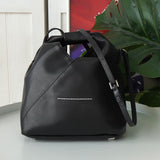 エムエムシックス メゾン マルジェラ レザー ジャパニーズバッグ クロスボディ ショルダーバッグ ブラック