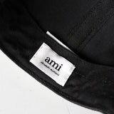 アミパリ アミ パリス ハートロゴ キャップ ブラック