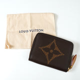 ルイヴィトン ジャイアント・モノグラム ジッピーコインパース 財布 ブラウン M69354