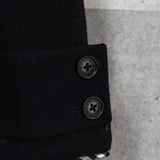 バーバリー ホースロゴ ノバチェック裏地 ダッフルコート ブラック メンズ