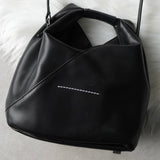 エムエムシックス メゾン マルジェラ レザー ジャパニーズバッグ クロスボディ ショルダーバッグ ブラック