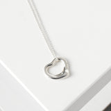 ティファニー オープンハート ネックレス シルバー925