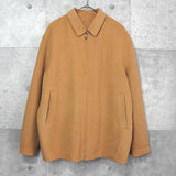 イヴ サンローラン ヴィンテージ YSLロゴ ウールジャケット ブルゾン キャメル