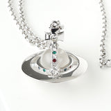 ヴィヴィアン ウエストウッド ラージ オーブ シルバー ネックレス