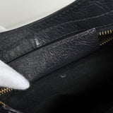 バレンシアガ ジャイアンドミニシティ レザー 2way ハンドバッグ ショルダーバッグ ブラック / グレー