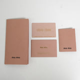 ミュウミュウ マテラッセ デニム / レザー 2way ハンドバッグ ショルダーバッグ ブルー / ブラック