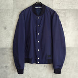Kenzo Back Logo Varsity Jacket Blouson Navy