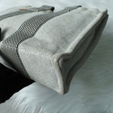 エルメス フールトゥPM キャンバス ハンドバッグ ホワイト / ブラック