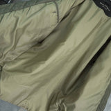 サルバトーレ フェラガモ レザー切り替え キルティングジャケット カーキ