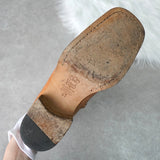 マルタン マルジェラ アーティザナル 10 スクエアトゥ ブーツ キャメル - NEWSED