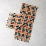 バーバリー カシミヤ100% ノバチェック マフラー ベージュ - NEWSED