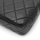 シャネル マトラッセ カーフスキン フリンジチェーン ショルダーバッグ ブラック 箱付き