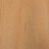 イヴ サンローラン ヴィンテージ YSLロゴ ウールジャケット ブルゾン キャメル