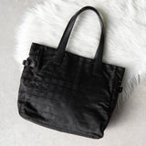 シャネル ニュートラベルライン GM トートバッグ ブラック 7桁6番台