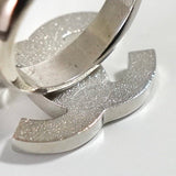 シャネル ココマーク ストライプ リング シルバー ブルー / レッド 11号 - NEWSED