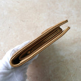 シャネル ココマーク キャビアスキン 二つ折り財布 長財布 ベージュ 11148266 - NEWSED