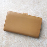 シャネル ココマーク キャビアスキン 二つ折り財布 長財布 ベージュ 11148266 - NEWSED