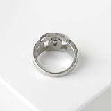 シャネル ココマーク ラインストーン シルバー 指輪 リング 11.5号 - NEWSED