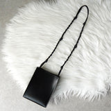 ジルサンダー タングル スモール ロゴ レザー ショルダーバッグ ブラック 未使用品 箱付き