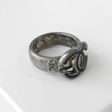 シャネル ココマーク シルバー / ブラック 指輪 リング 12.5号 - NEWSED