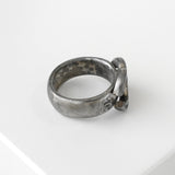 シャネル ココマーク シルバー / ブラック 指輪 リング 12.5号 - NEWSED