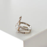 ヴィヴィアン・ウエストウッド オーブロゴ ピンクゴールドラインストーン 指輪 リング 箱付き 12.5号 - NEWSED