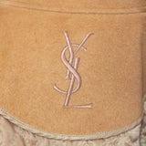 イヴ サンローラン ヴィンテージ YSLロゴ ウールジャケット ブルゾン キャメル