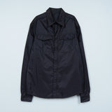 プラダ ロゴ ジップ ナイロン 長袖シャツ シャツジャケット ブラック
