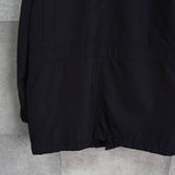 ジバンシィ パンチング フェイクレザー切り替え メンズ ナイロンジャケット ダークネイビー