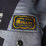 イヴ サンローラン ヴィンテージ ストライプ柄 シングル テーラードジャケット ツータック スラックス セットアップ ネイビー メンズ