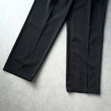 クリスチャン ディオール ヴィンテージ ツータック スラックス ブラック