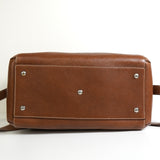 カルティエ マルチェロ レザー 2way ハンドバッグ ショルダーバッグ ブラウン