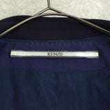 Kenzo Back Logo Varsity Jacket Blouson Navy