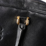 ロエベ アナグラム レザー ビジネスバッグ ハンドバッグ ブラック メンズ