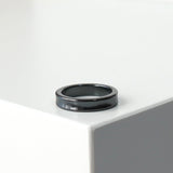 ティファニー 1837 ナロー チタン 指輪 リング ブラック 10号 - NEWSED