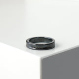 ティファニー 1837 ナロー チタン 指輪 リング ブラック 10号 - NEWSED