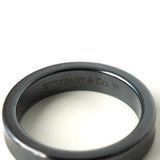 ティファニー 1837 ナロー チタン 指輪 リング ブラック 10号 - NEWSED