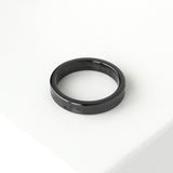 ティファニー 1837 ナロー チタン 指輪 リング ブラック 16号 - NEWSED