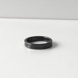 ティファニー 1837 ナロー チタン 指輪 リング ブラック 17号 - NEWSED