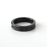 ティファニー 1837 ナロー チタン 指輪 リング ブラック 7.5号 - NEWSED