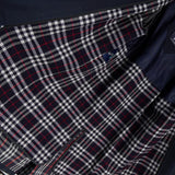 バーバリー ヴィンテージ ノバチェック襟 ウールライナー付き ステンカラーコート ネイビー メンズ