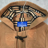 バーバリー ノバチェック裏地 ダッフルコート ベージュ レディース
